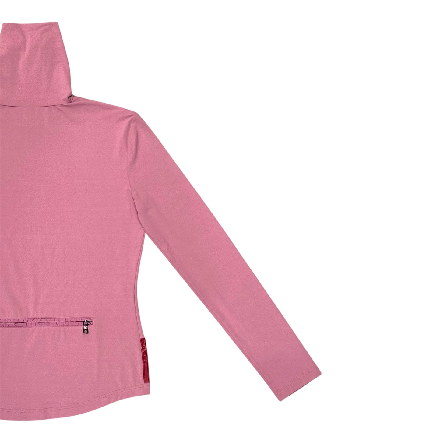 PRADA SPORT 00S PINK TURTLE NECK LOONG SLEEVE TOP