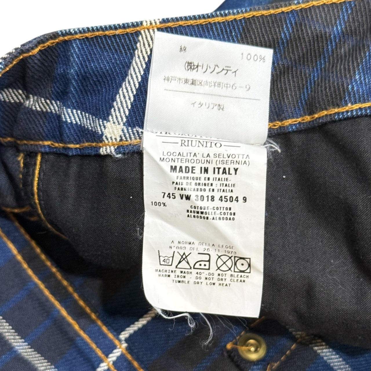 VIVIENNE WESTWOOD ANGLOMANIA CHECKED MINI SKIRT