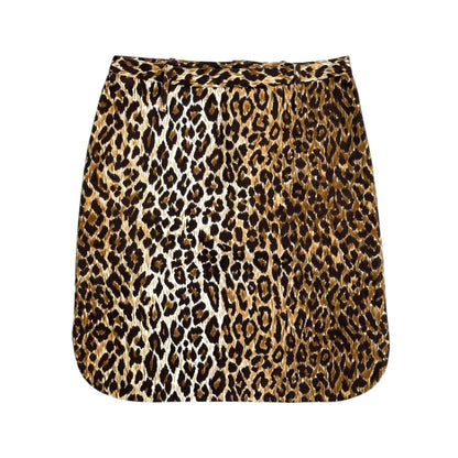 DOLCE &GABBANA LEOPARD PRINT SKIRT