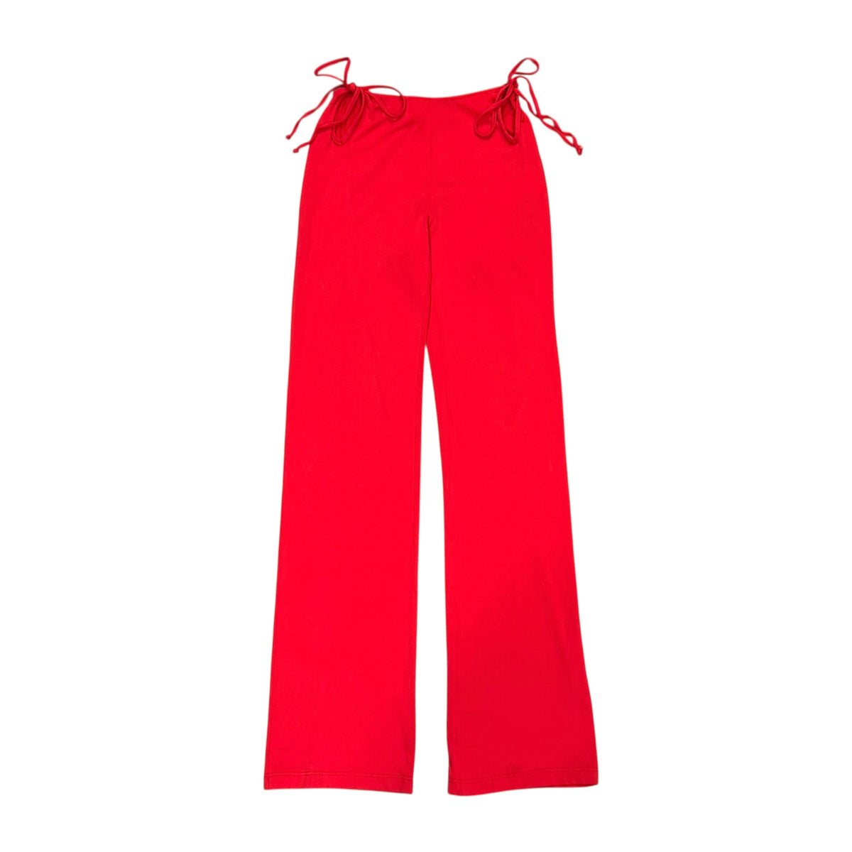 VIVIENNE WESTWOOD RED CUTOUT PANTS