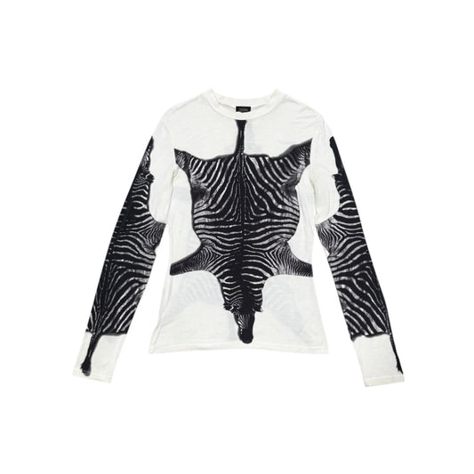JEAN PAUL GAULTIER ZEBRA PRINT TOP