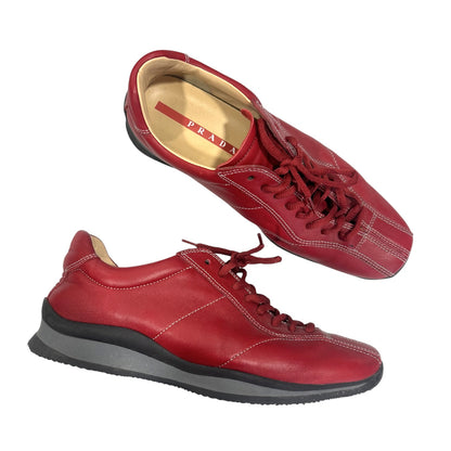 PRADA RED SNEAKERS