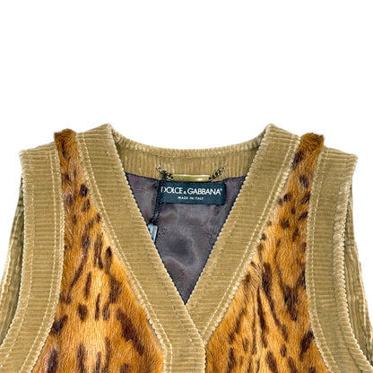 DOLCE&GABBANA WIESEL FUR VEST