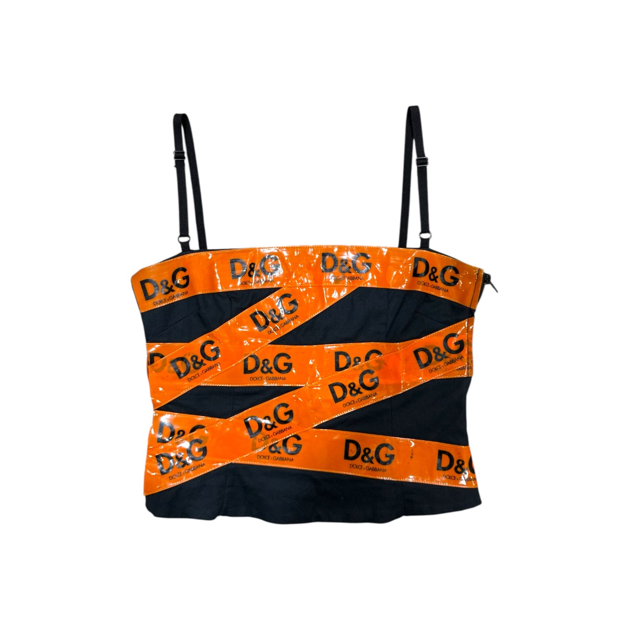 DOLCE&GABBANA CAUTION TAPE TOP