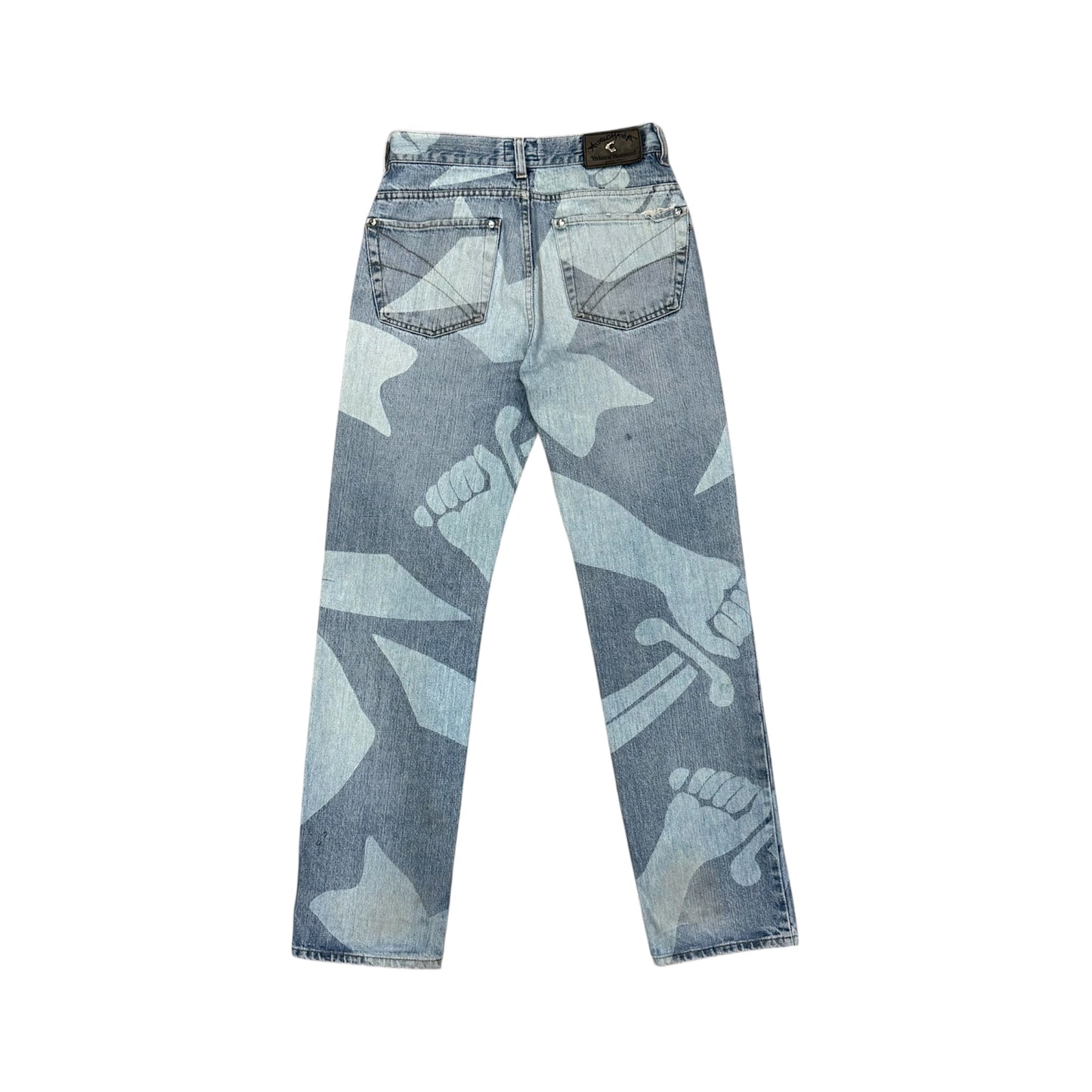 VIVIENNE WESTWOOD ANGLOMANIA PIRATE DENIM JEANS