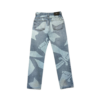 VIVIENNE WESTWOOD ANGLOMANIA PIRATE DENIM JEANS