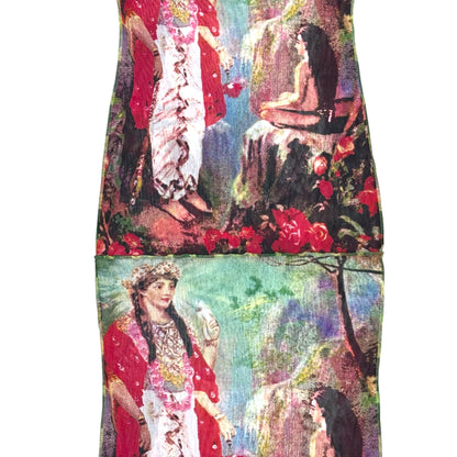 JEAN PAUL GAULTIER SS1998 HINDU GODDESS MESH DRESS