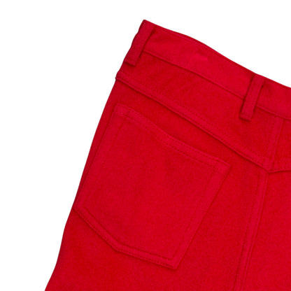 JUNYA WATANABE RED HIP HUP PANTS LONG RISE PANTS