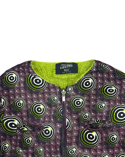 JEAN PAUL GAULTIER FW1996 PSYCHEDELIC PATTERN KNIT JACKET