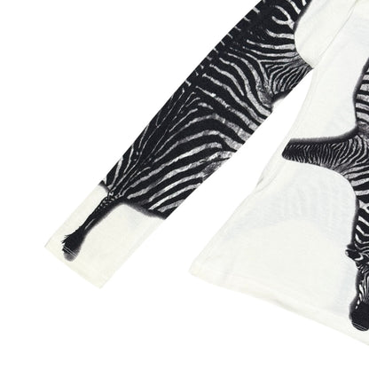 JEAN PAUL GAULTIER ZEBRA PRINT TOP