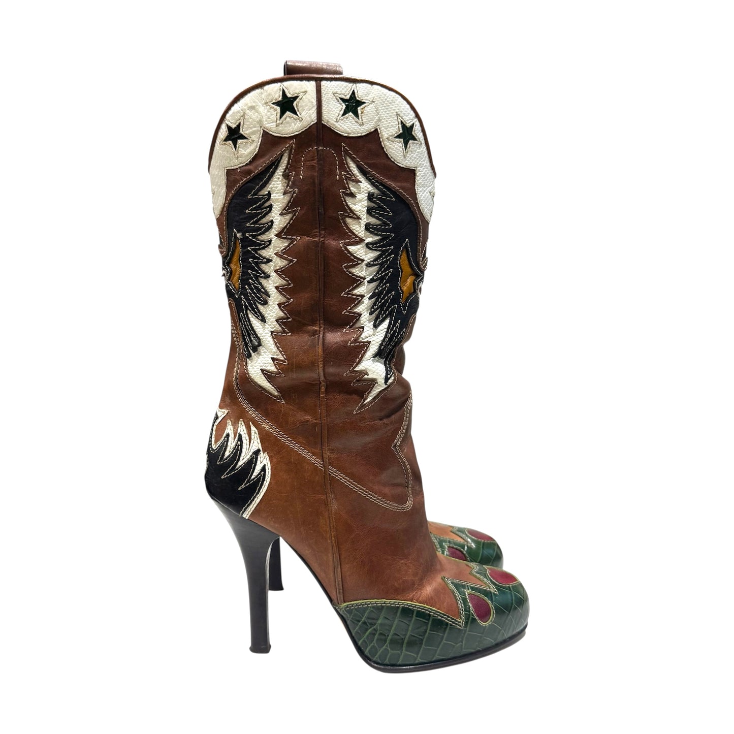 DOLCE & GABBANA SPRING 2004 COWBOY BOOTS