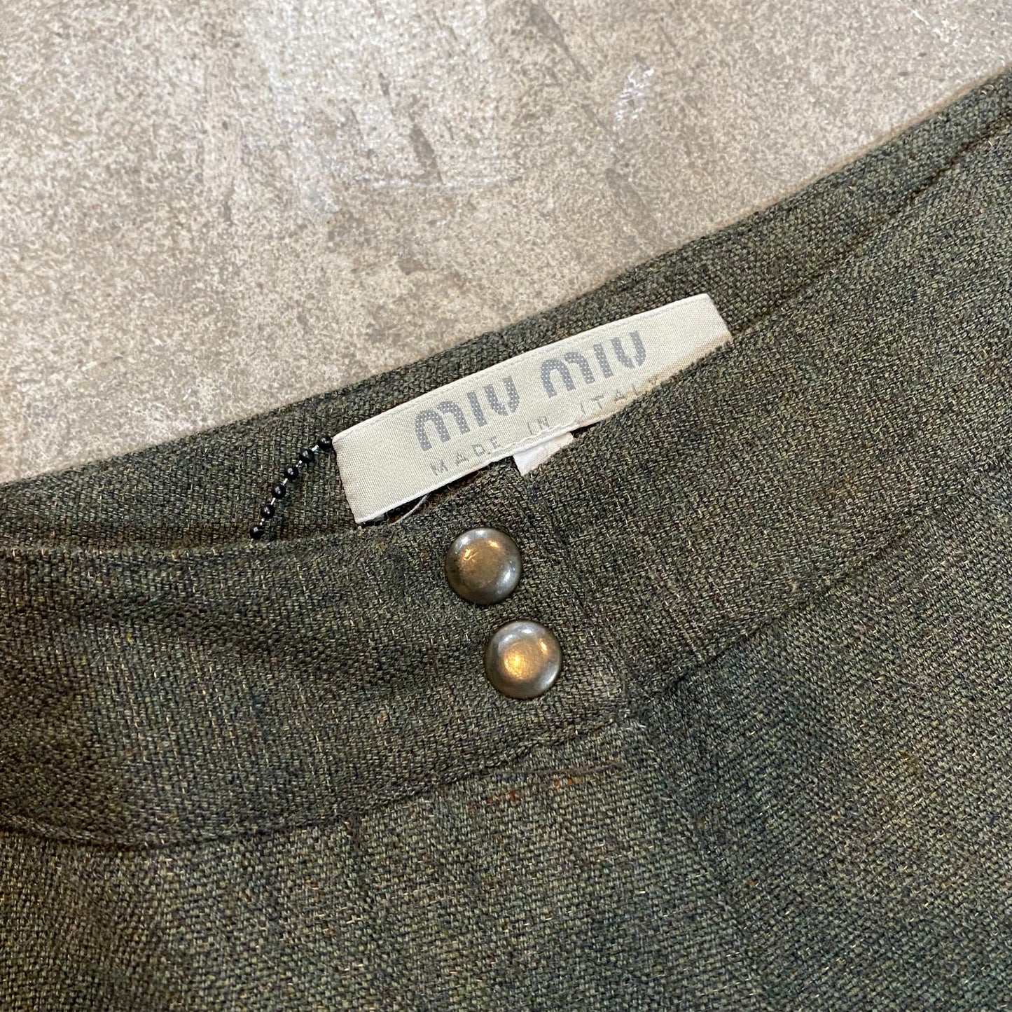 Miu Miu F/W1999 Runway Wool Pants