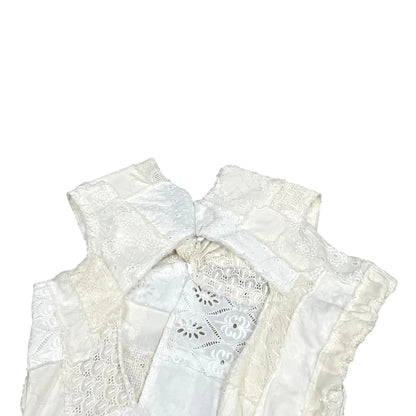 JUNYA WATANABE 2004 EMBROIDERED PATCHWORK TOP