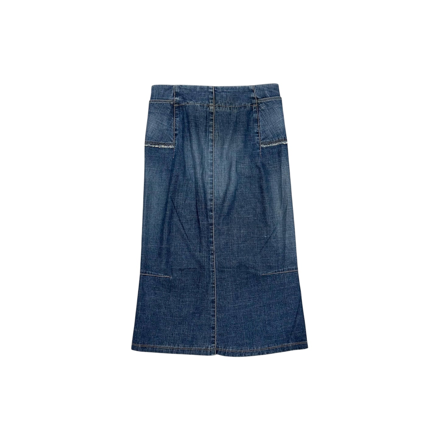 MARITHE FRANCOIS GIRBAUD DENIM MIDI SKIRT