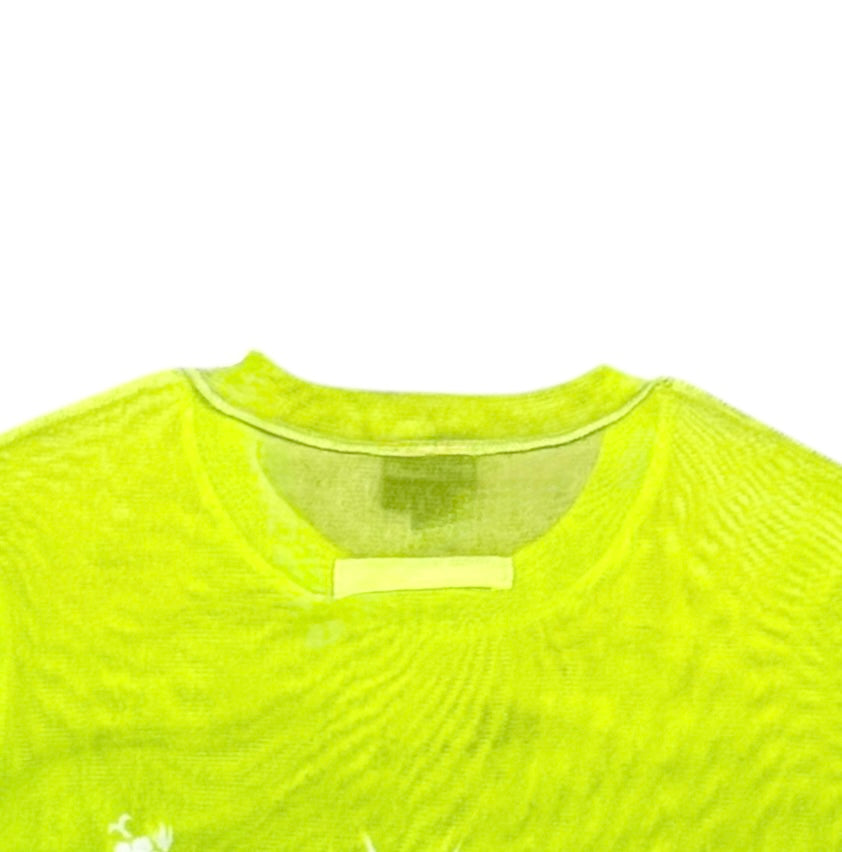 JEAN PAUL GAULTIER TROPICAL GRADIENT MESH TOP
