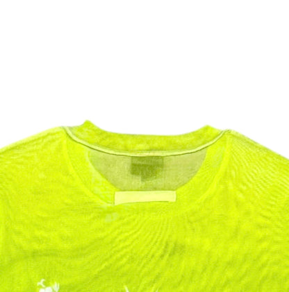 JEAN PAUL GAULTIER TROPICAL GRADIENT MESH TOP