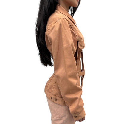 JEAN PAUL GAULTIER CORSET CAGE DENIM JACKET