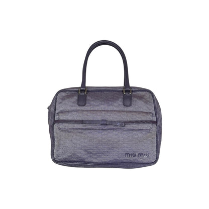 MIU MIU 2000S PURPLE RIBBON BAG