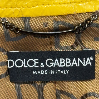 DOLCE & GABBANA 2000S YELLOW TRENCH COAT