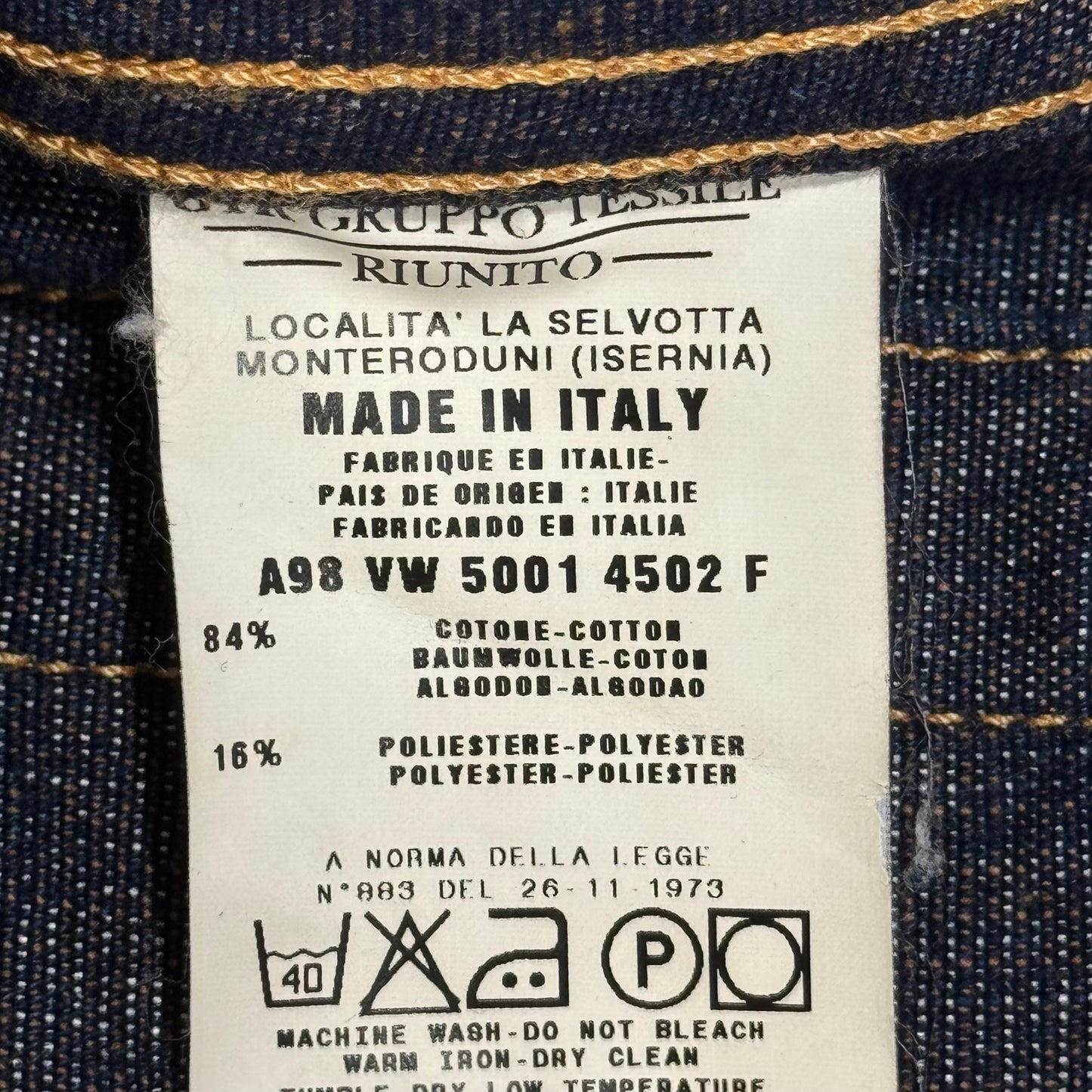 VIVIENNE WESTWOOD ANGLOMANIA DENIM JACKET