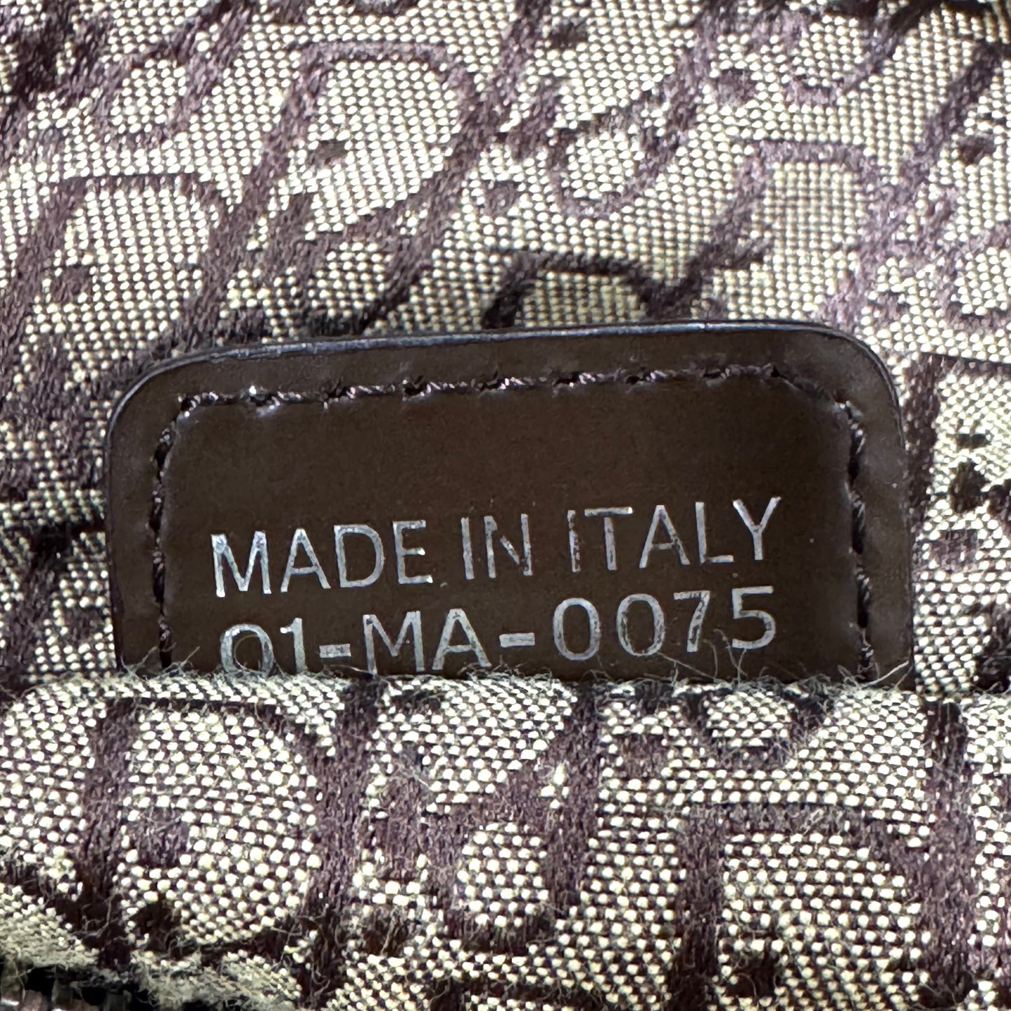 CHRISTIAN DIOR 2005 SHEARLING FIGHT BAG