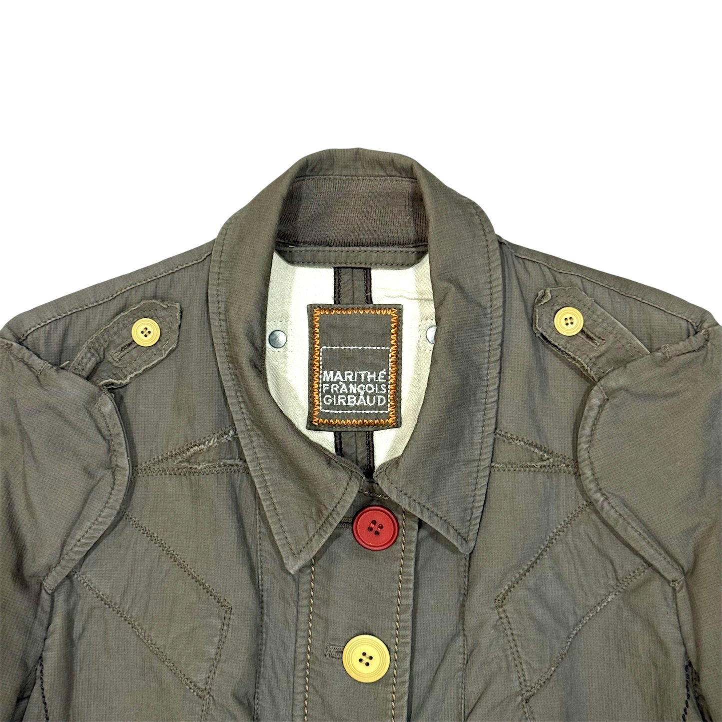 MARITHE FRANCOIS GIRBAUD KHAKI JACKET