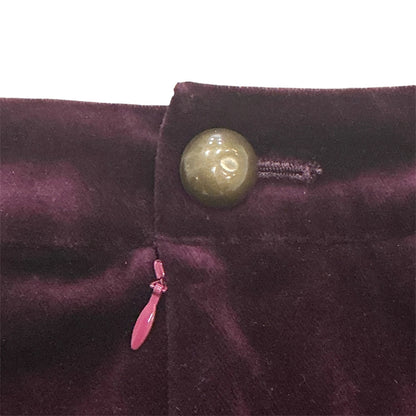 VIVIENNE WESTWOOD PURPLE VELVET SKIRT