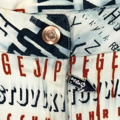 JEAN PAUL GAULTIER TYPO PANTS