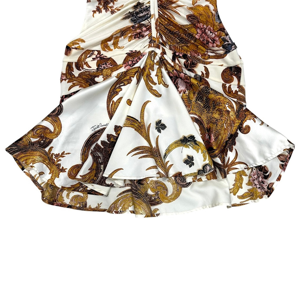 JUST CAVALLI BAROQUE PRINT DRESS