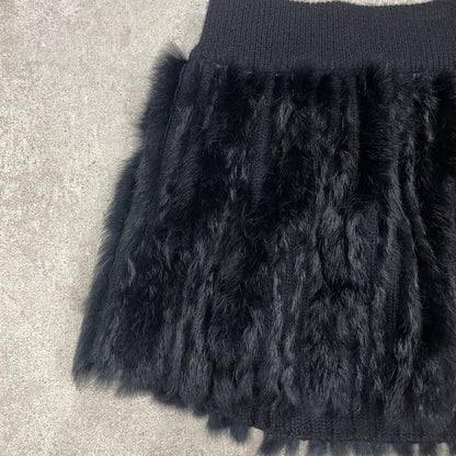 Tsumori Chisato all fur mini skirt