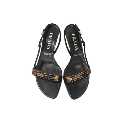 PRADA SLINGBACK KITTEN HEELS
