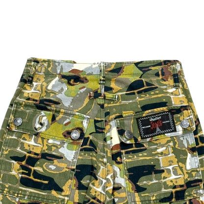 JEAN PAUL GAULTIER AW1997 FIGHT RACISM PUNK FACE PRINTED PANTS