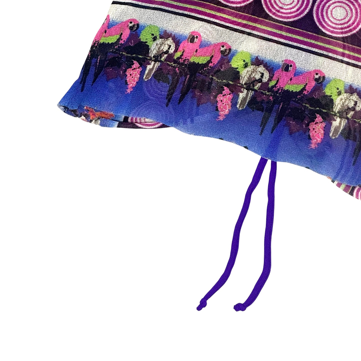 JEAN PAUL GAULTIER 1995 PURPLE SOLEIL MESH SET