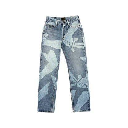 VIVIENNE WESTWOOD ANGLOMANIA PIRATE DENIM JEANS