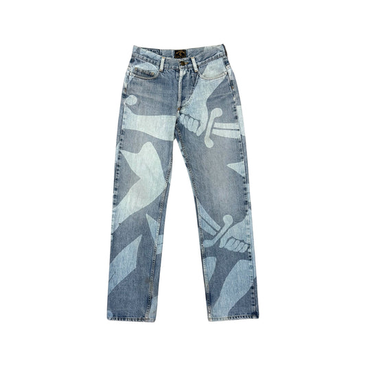 VIVIENNE WESTWOOD ANGLOMANIA PIRATE DENIM JEANS