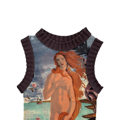 JEAN PAUL GAULTIER BIRTH OF VENUS MESH TOP