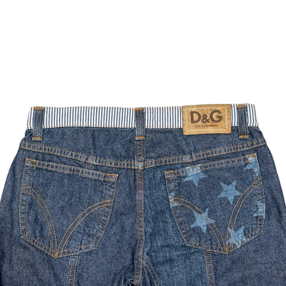 DOLCE & GABBANA PATCHWORK JEANS
