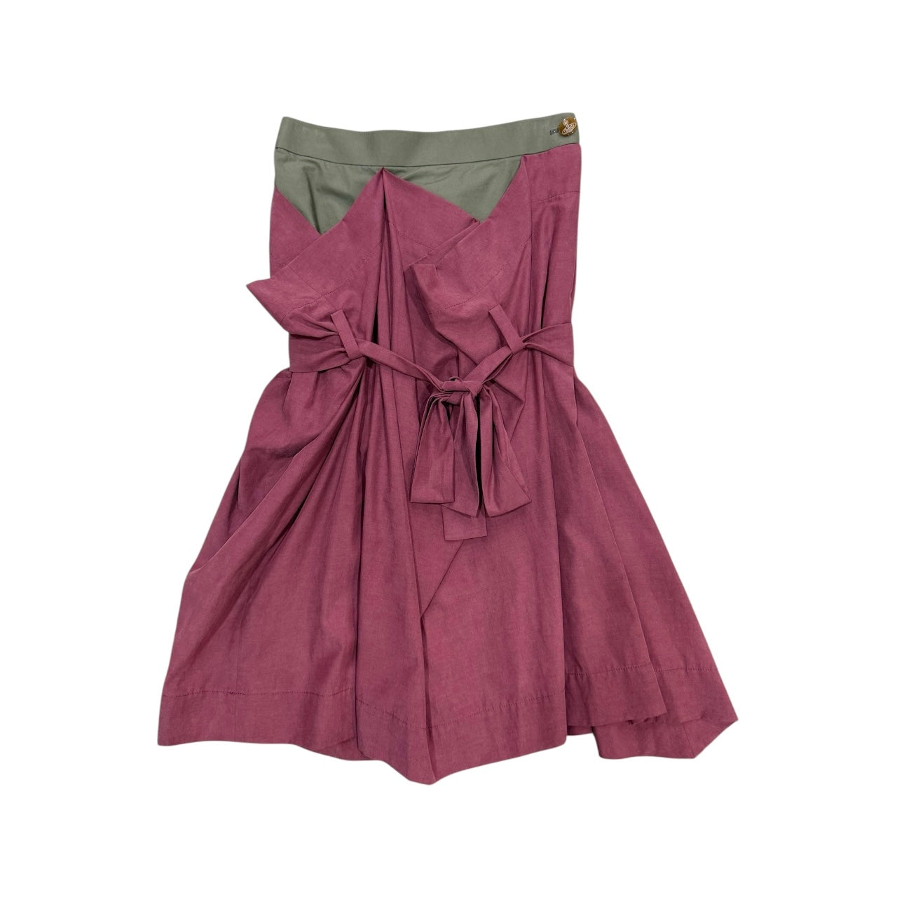 VIVIENNE WESTWOOD PEPLUM MIDI SKIRT