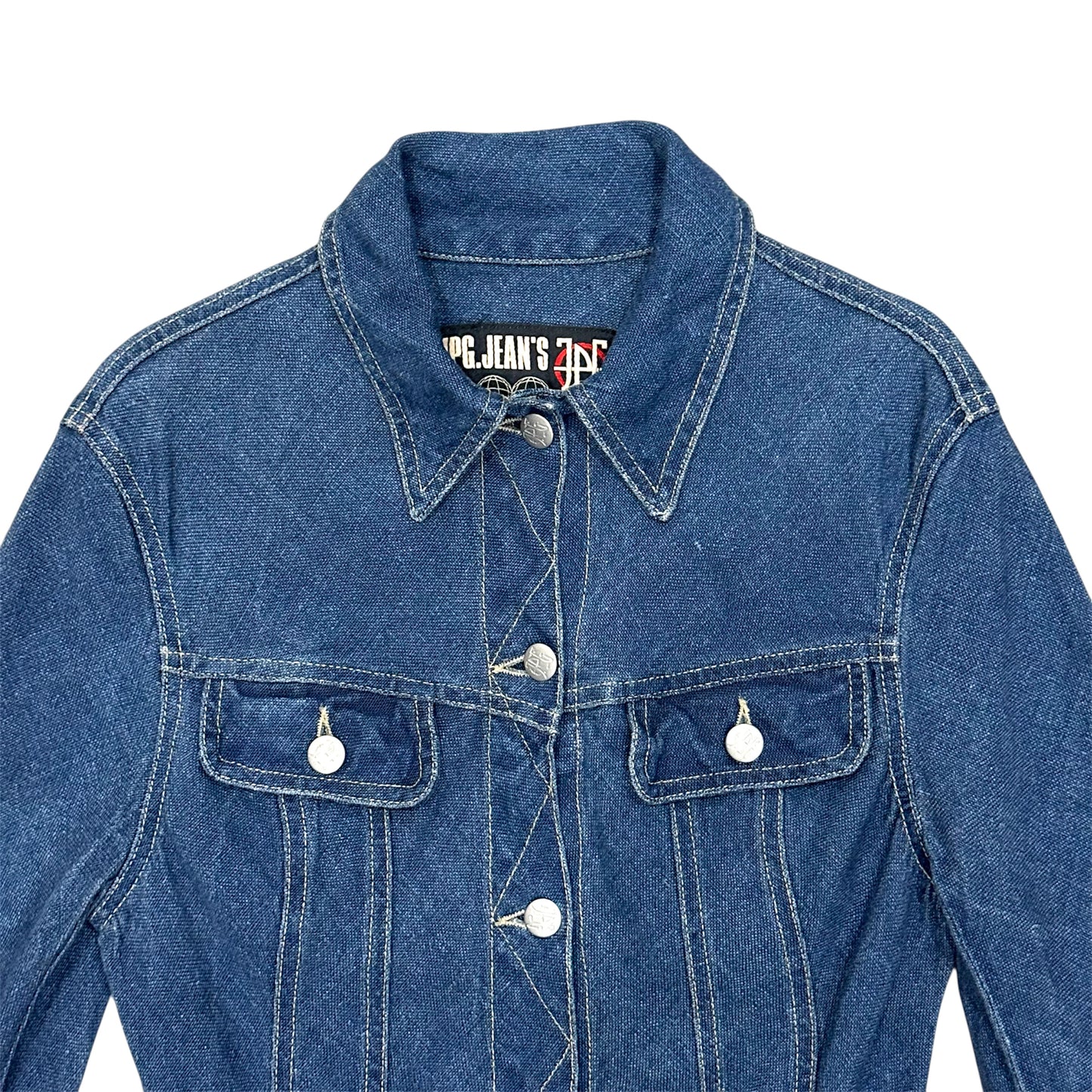 JEAN PAUL GAULTIER DENIM CURVE JACKET