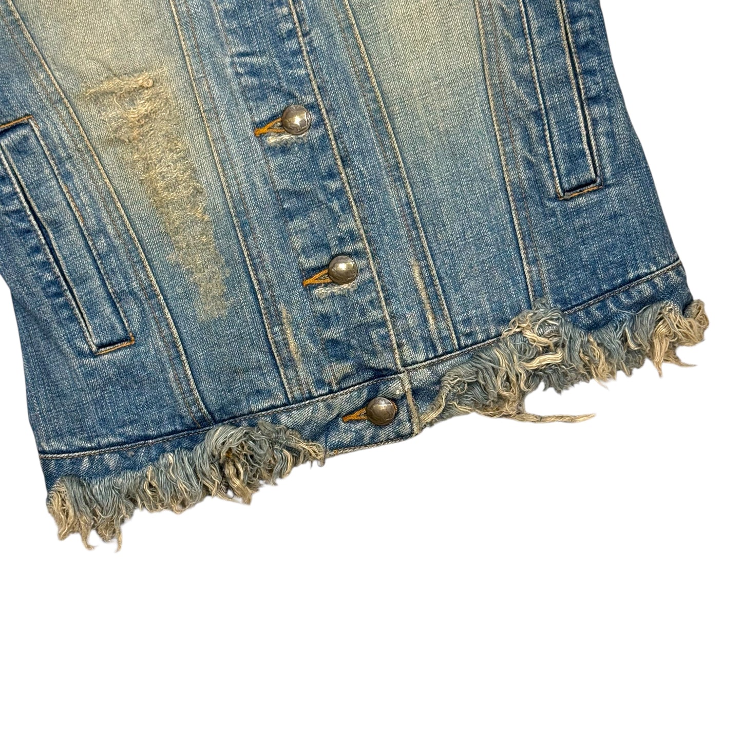 L.G.B DISTRESS DENIM JACKET