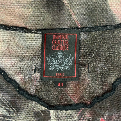 JEAN PAUL GAULTIER PORTRAIT MESH TOP