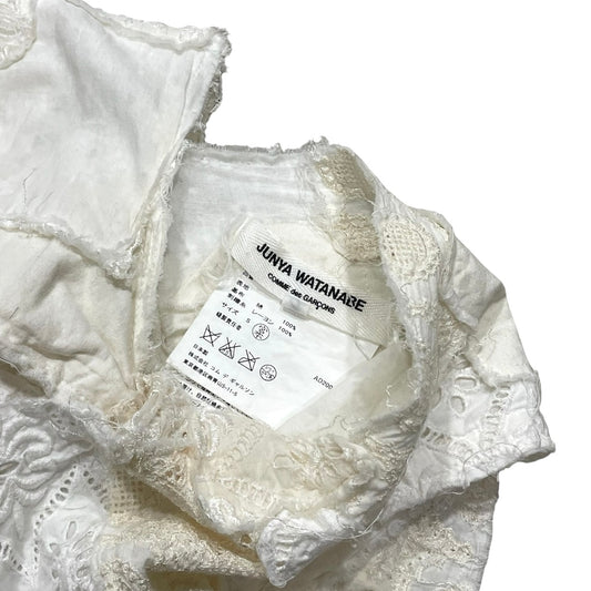 JUNYA WATANABE 2004 EMBROIDERED PATCHWORK TOP