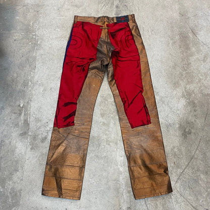 Jean Paul Gaultier AW99 Trompe L'Oeil Moto Pants