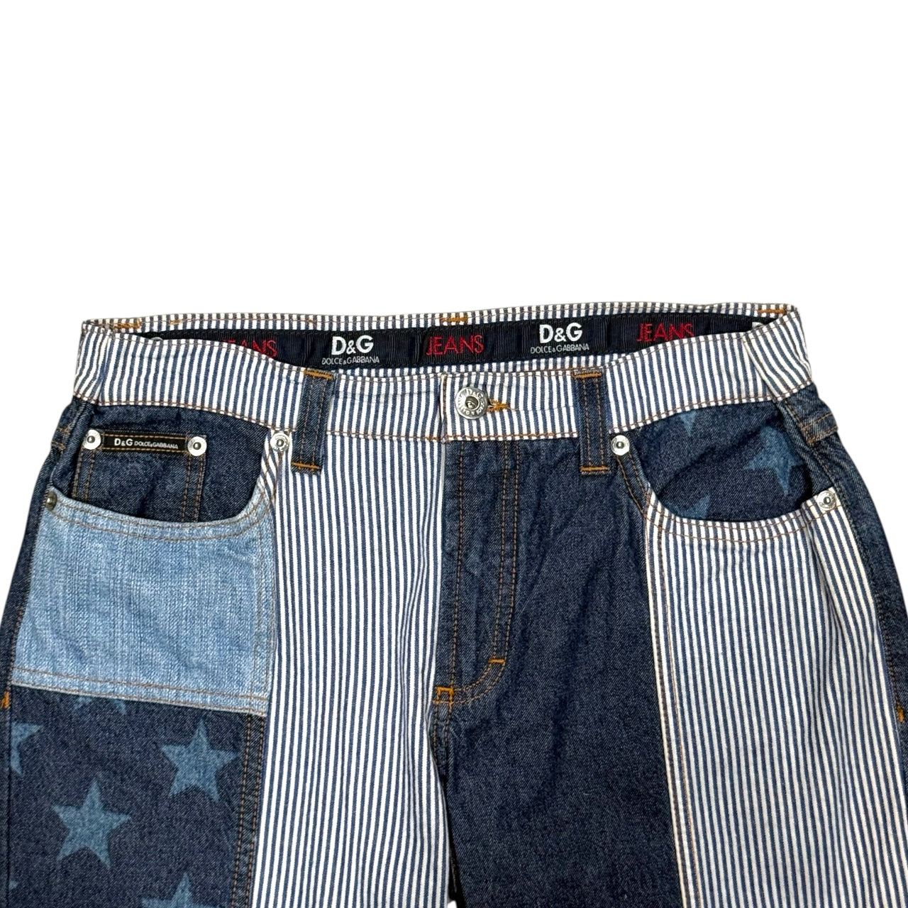 DOLCE & GABBANA PATCHWORK JEANS