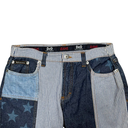 DOLCE & GABBANA PATCHWORK JEANS