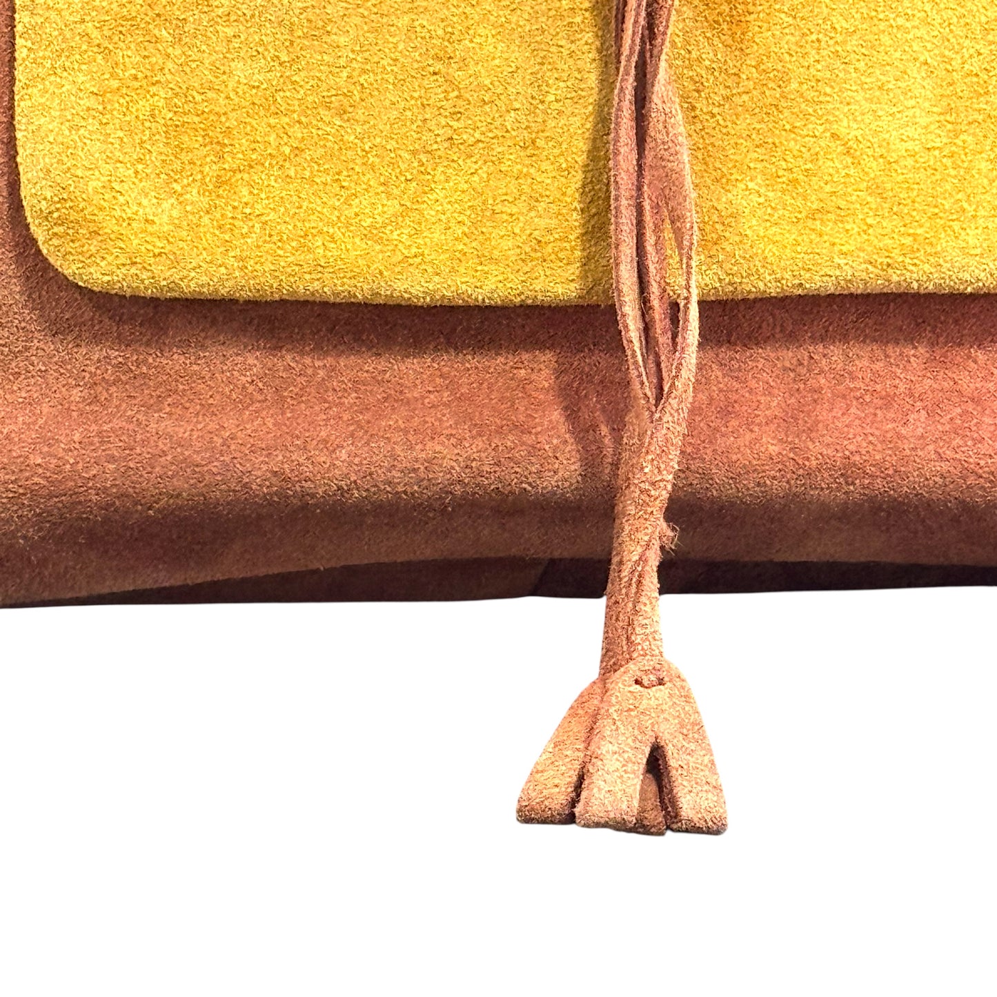 PRADA SUEDE TWO TONE BAG