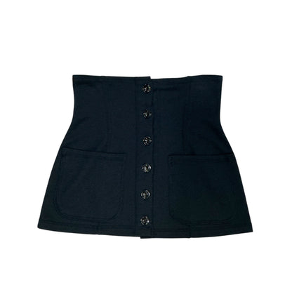 JUNIOR GAULTIER BLACK CORSET TOP