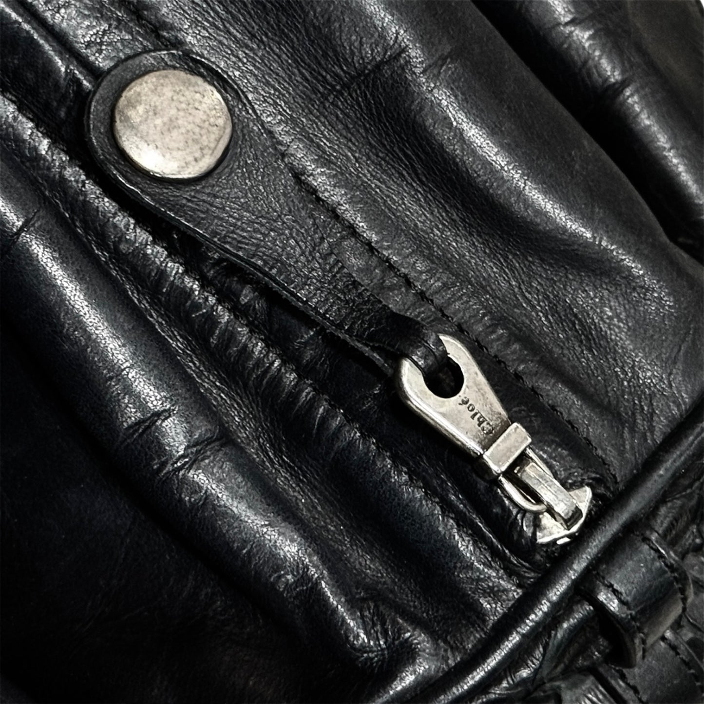 CHLOÈ BLACK PYTHON SILVERADO SATCHEL BAG