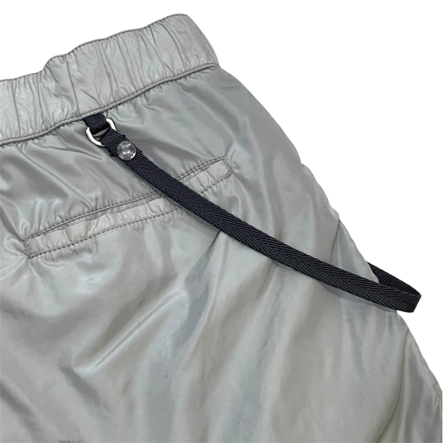 PRADA GREY NYLON SHORT