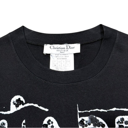 DIOR HARDCORE SEQUIN T-SHIRT